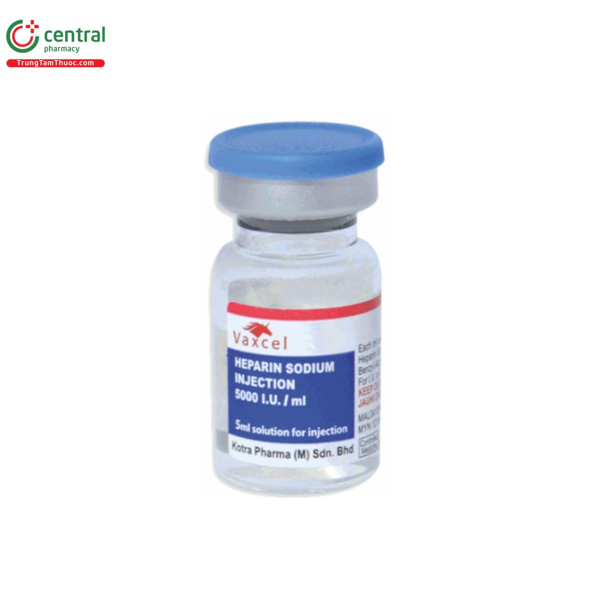 vaxcel heparin sodium injection 5000iu ml 4 E1346