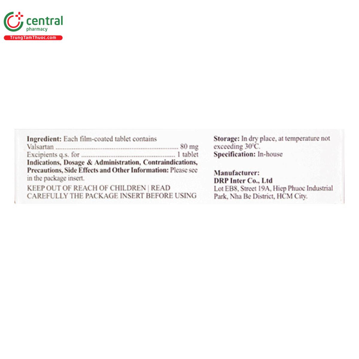 vazolore 80mg 4 U8504 vazolore 80mg 4 U8504