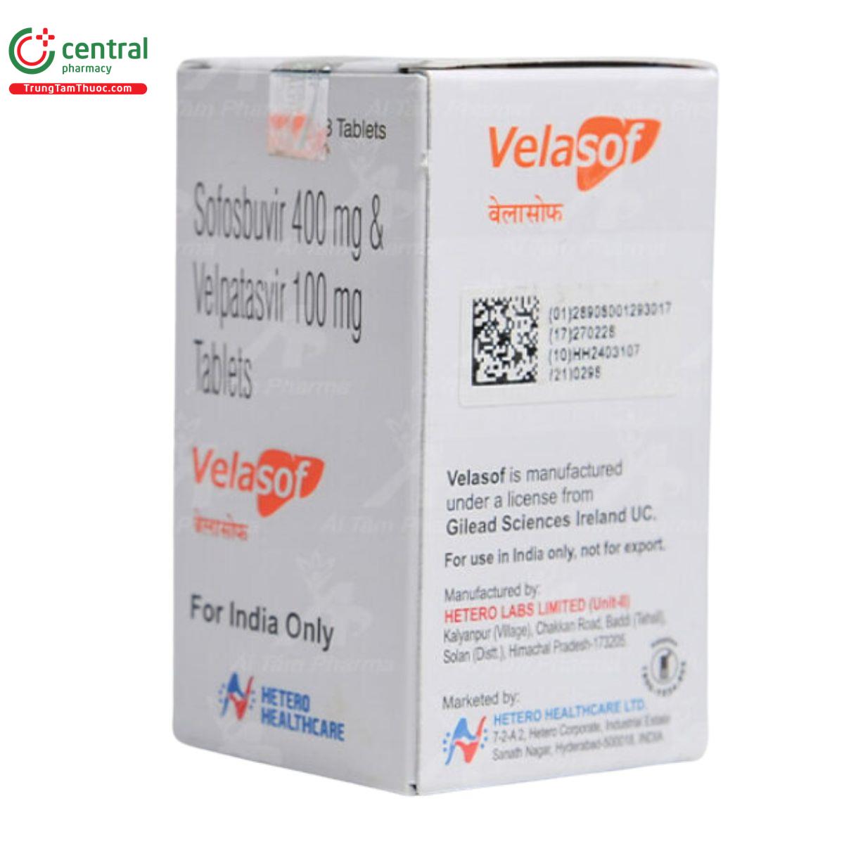 velasof 400mg 100mg 3 B0240