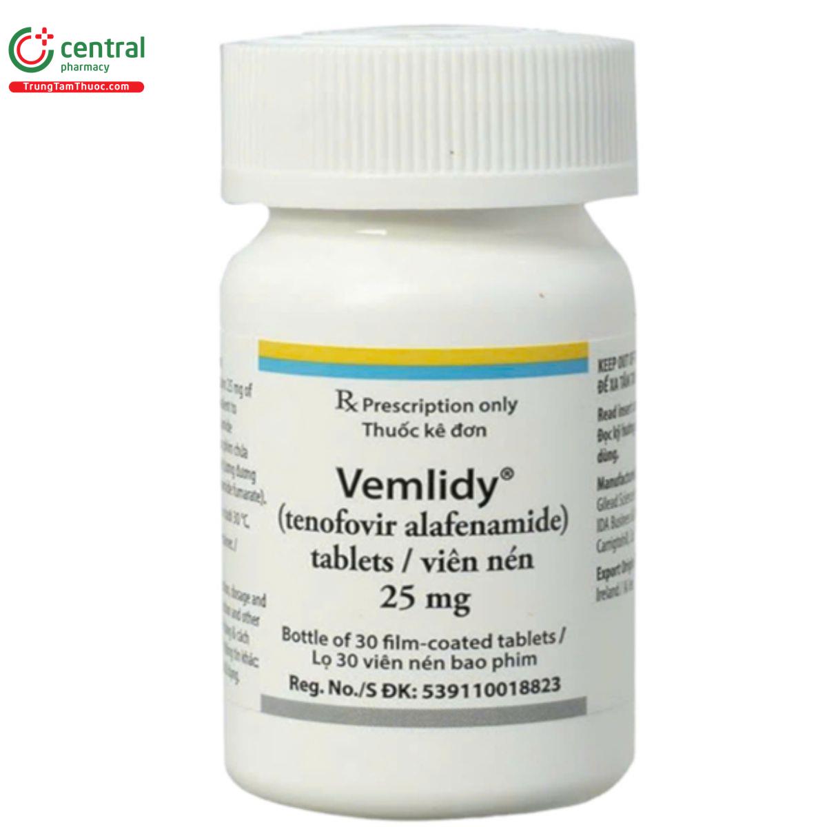 vemlidy 25mg 4 S7375