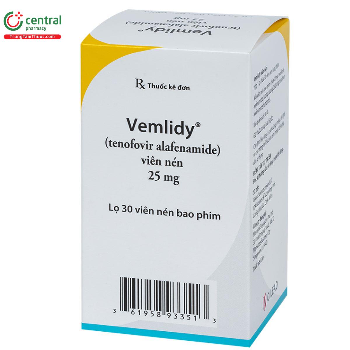 vemlidy 25mg 5 M5861