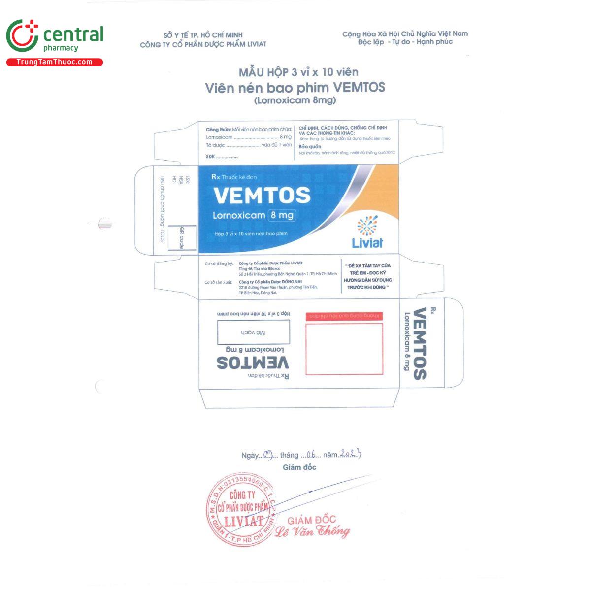vemtos 8mg 2 K4045