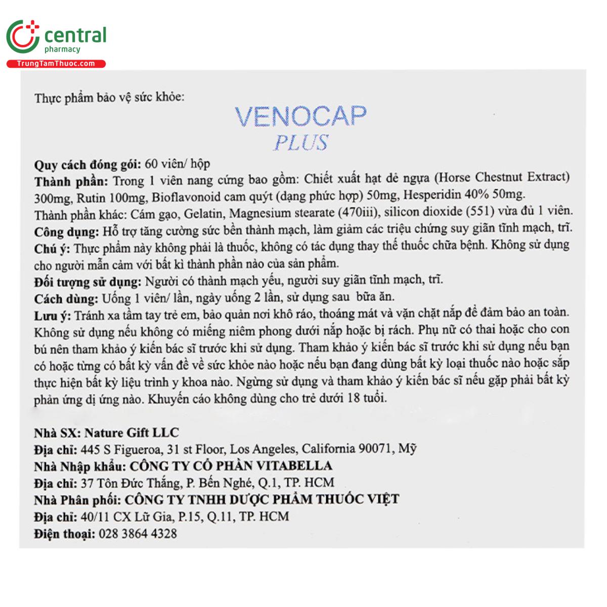 venocap plus 5 I3317