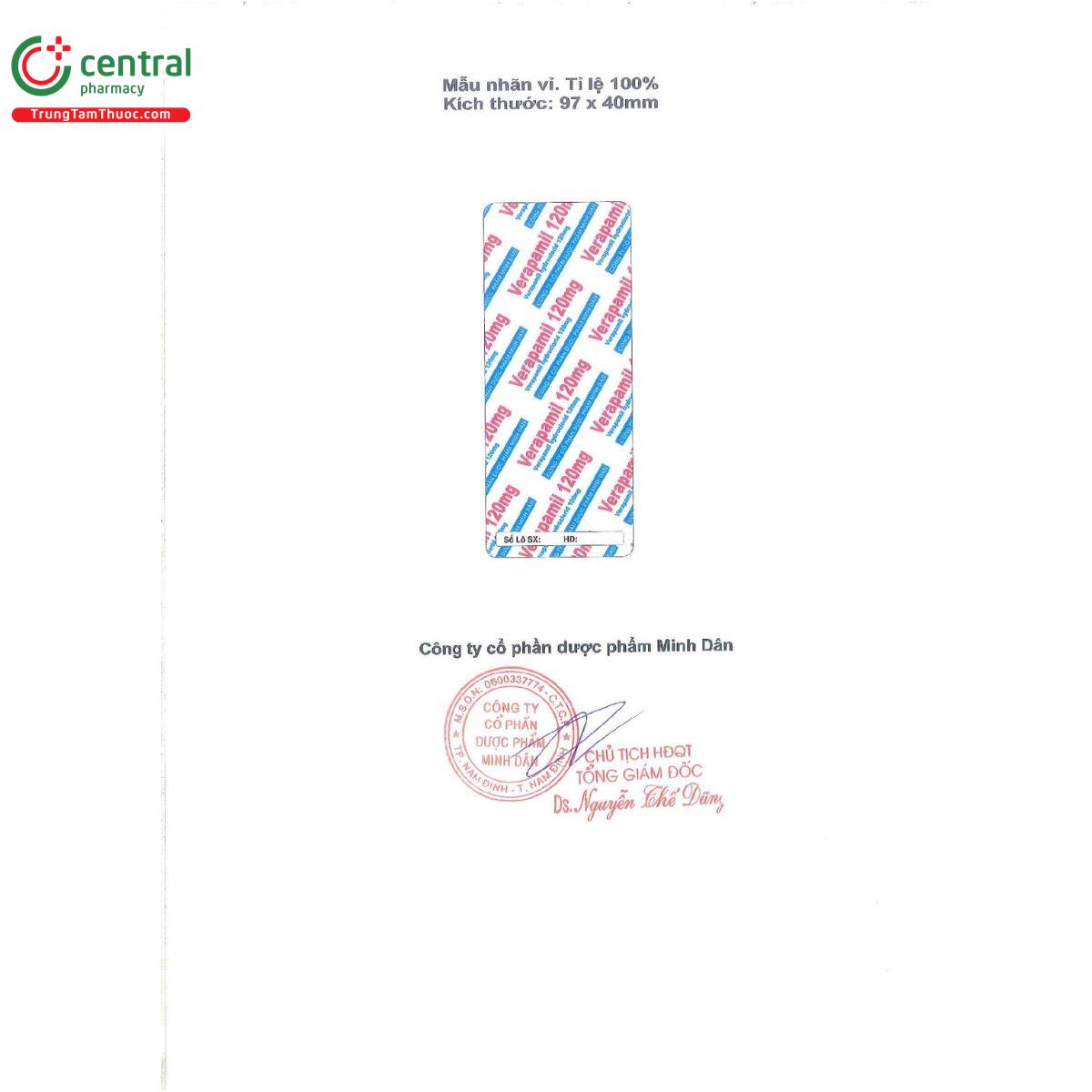 verapamil 120mg 4 V8376