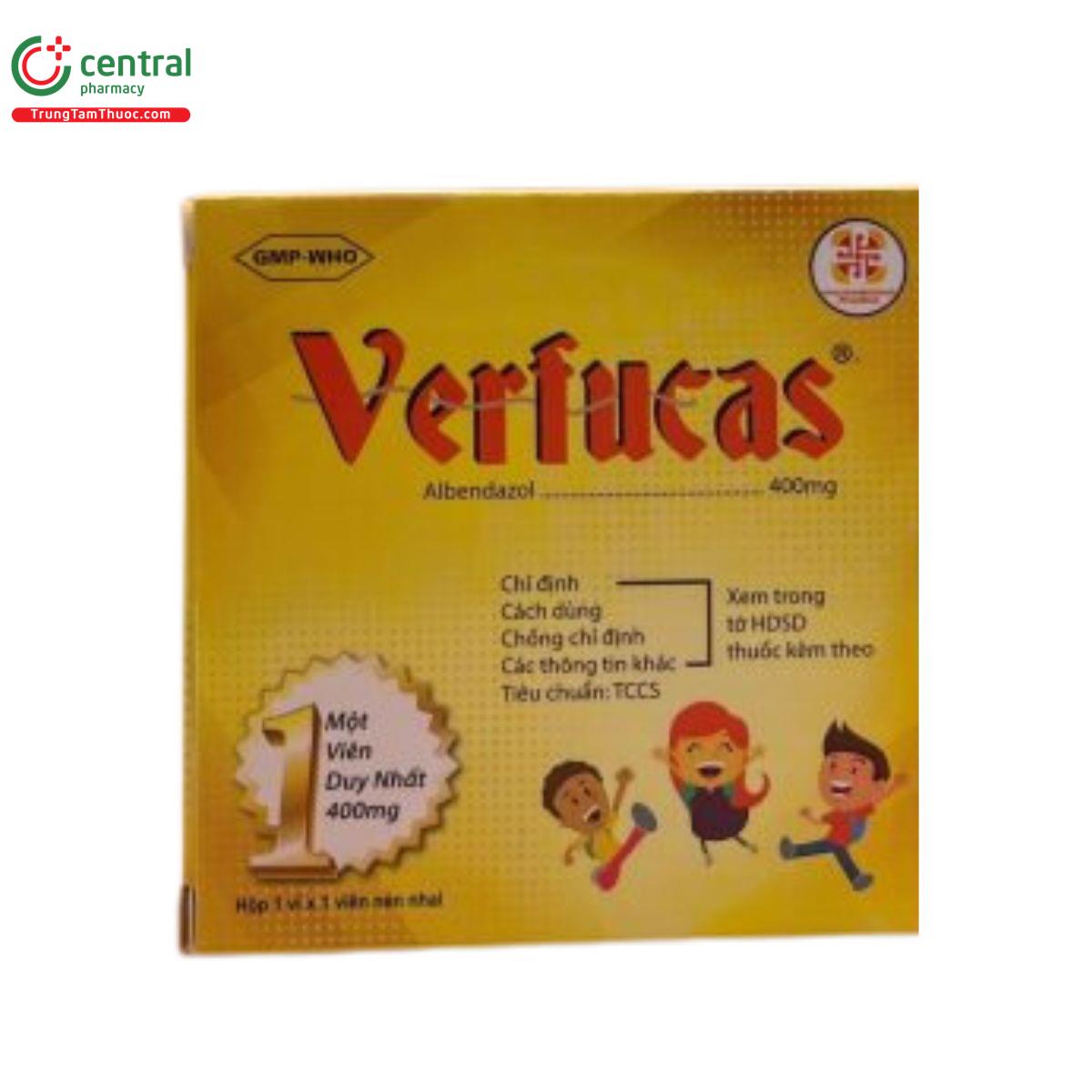 verfucas 400mg 4 U8010