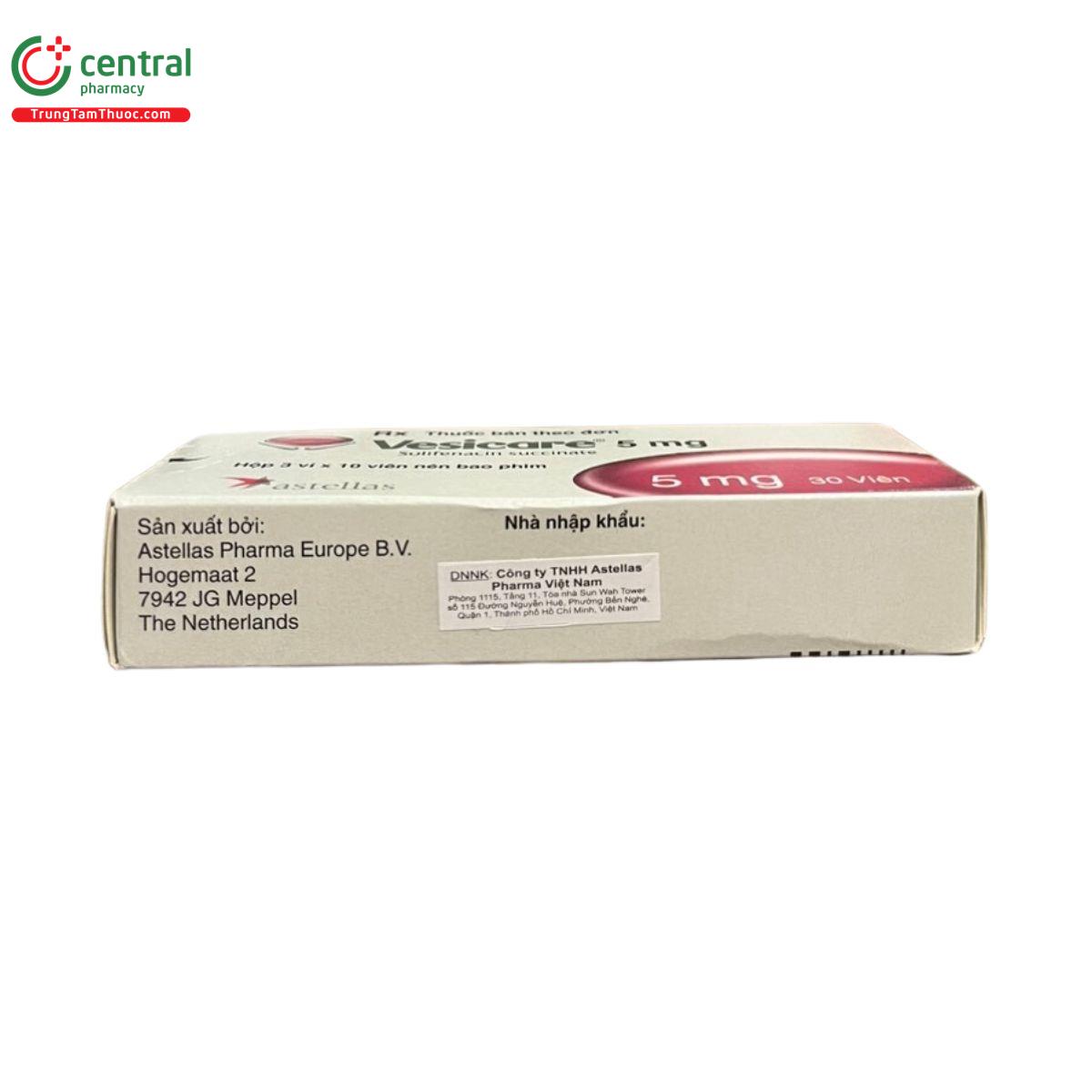 vesicare 5mg 3 U8112