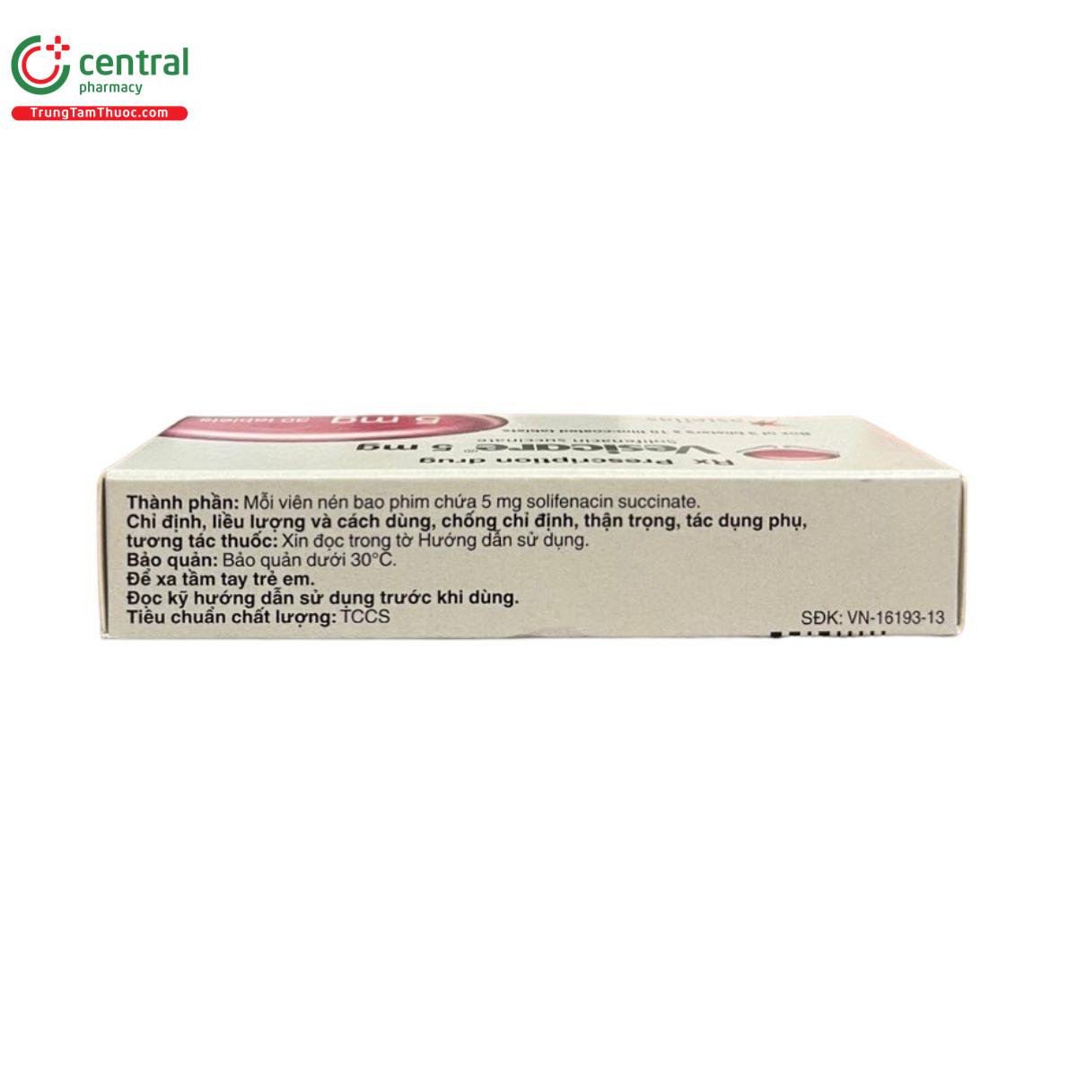 vesicare 5mg 4 J3333