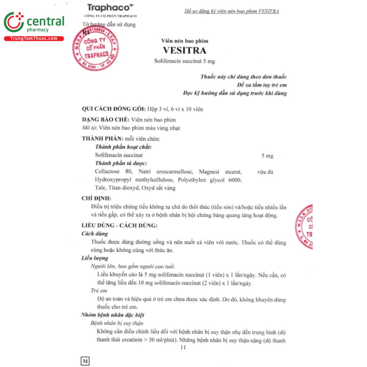 vesitra 5mg 3 R7045