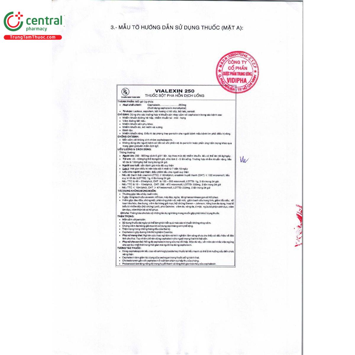vialexin 250mg 7 A0374 vialexin 250mg 7 A0374