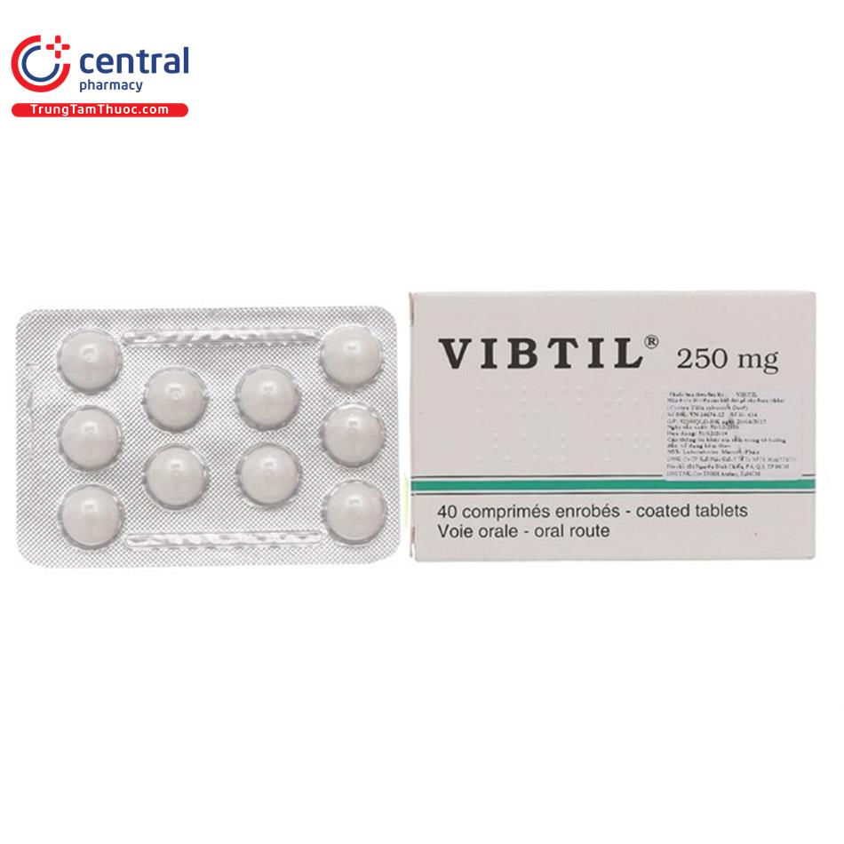 Vibiul Thuốc Vibtil 250mg: tác dụng, chỉ định, giá bán thuốc