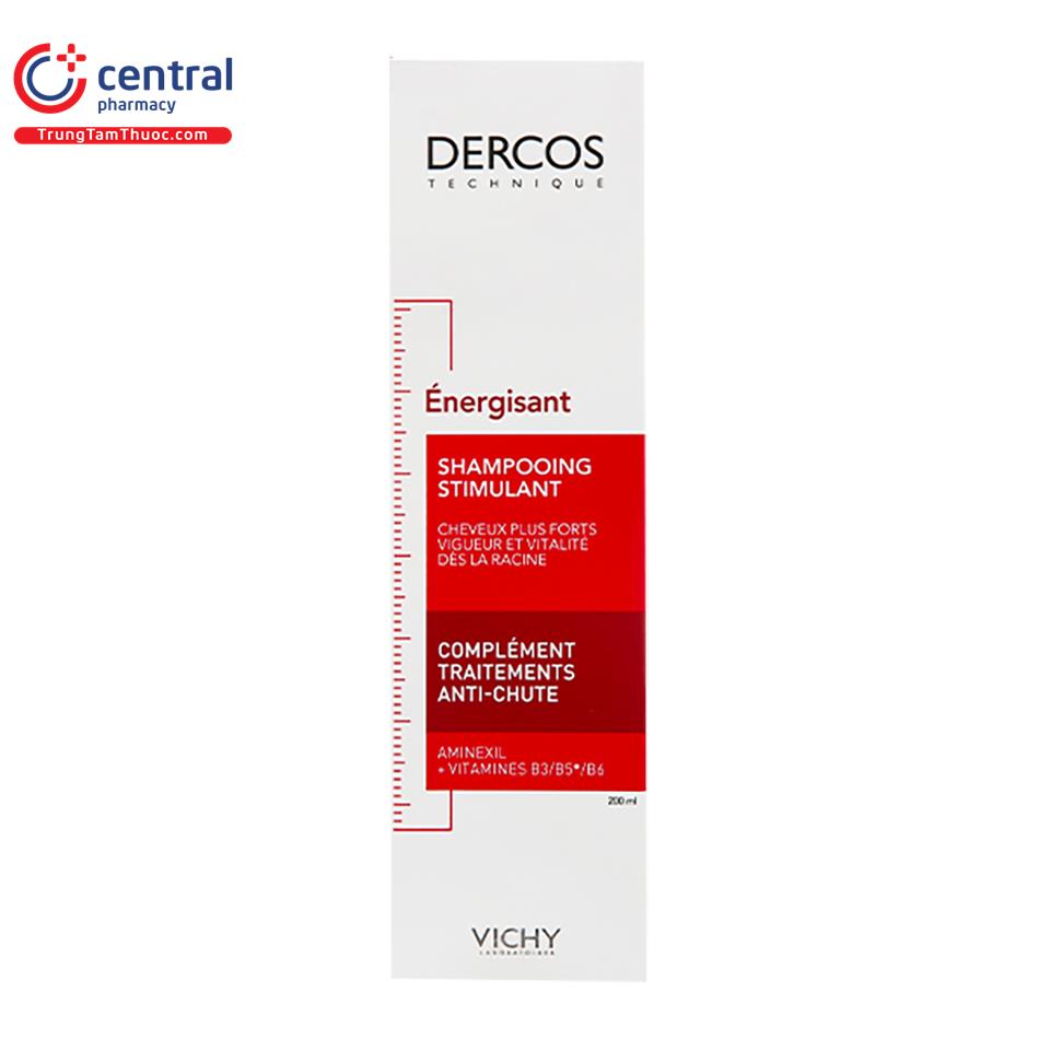 vichy dercos energising shampoo hairloss 200ml 3 I3072