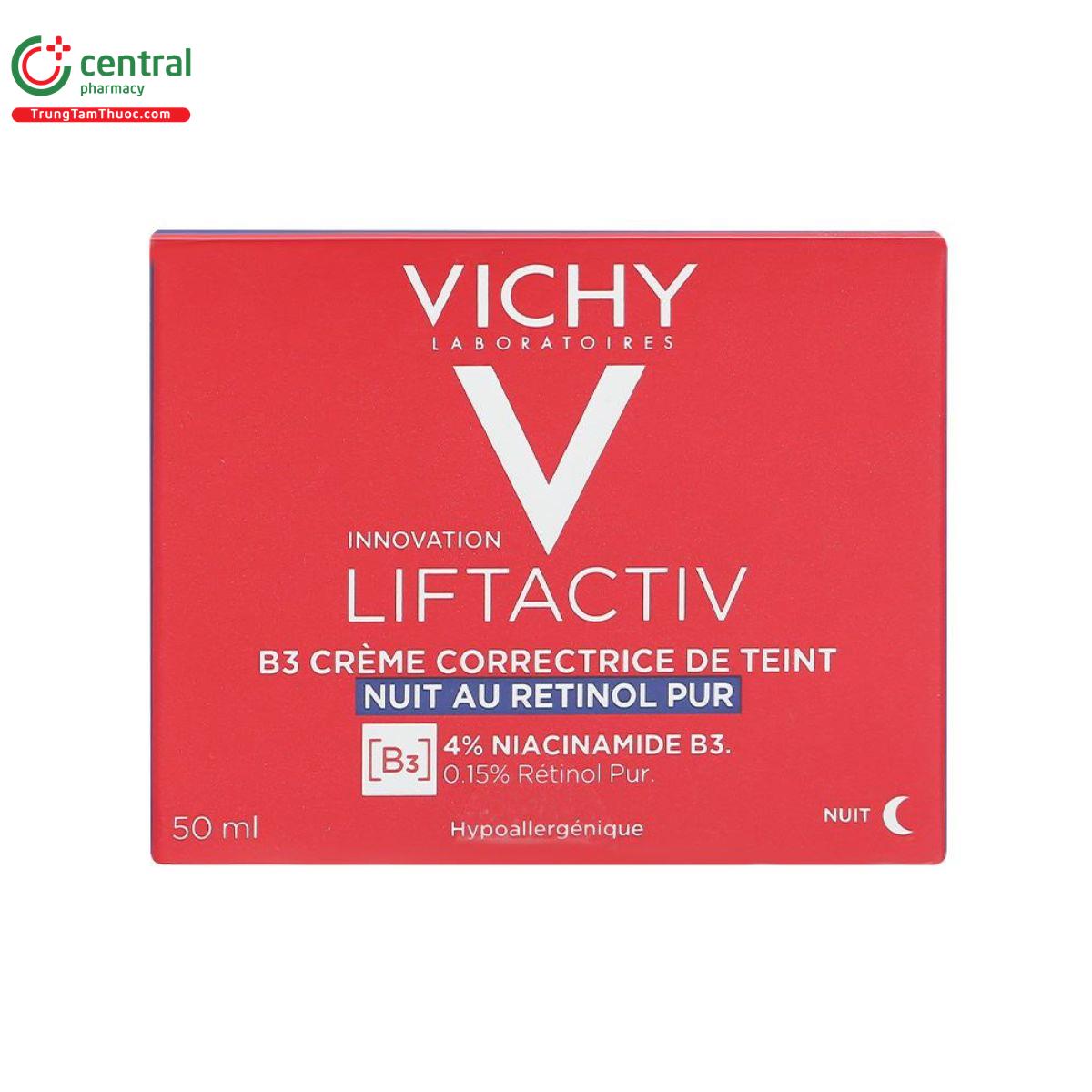 vichy liftactiv b3 tone correcting cream night with pure retinol 4 U8414