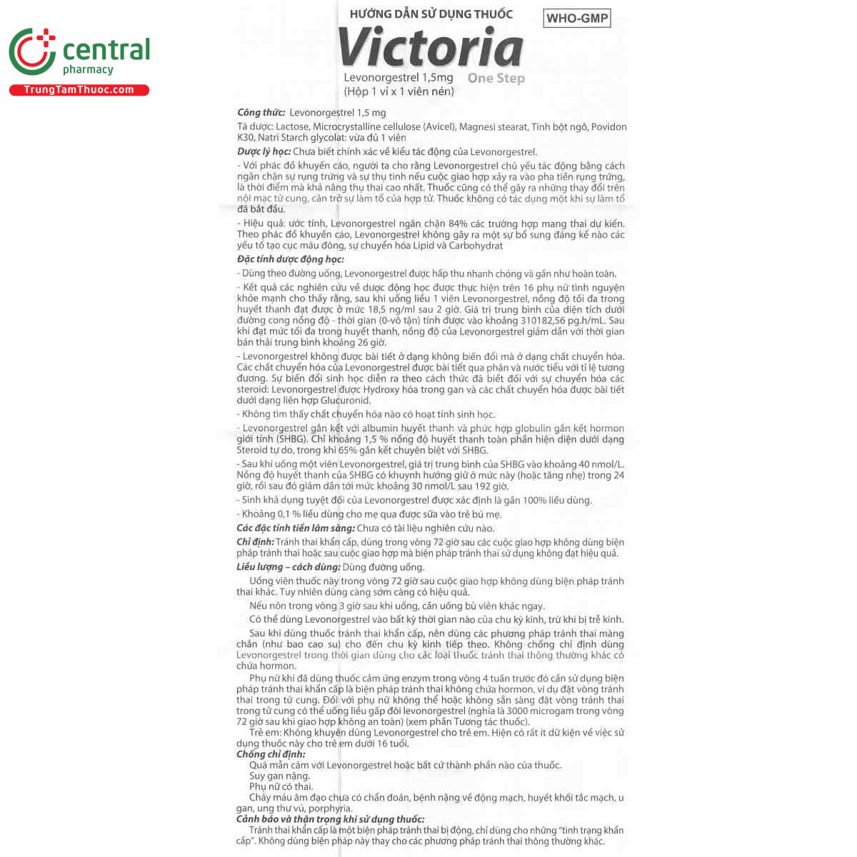 victoria one step 14 P6342