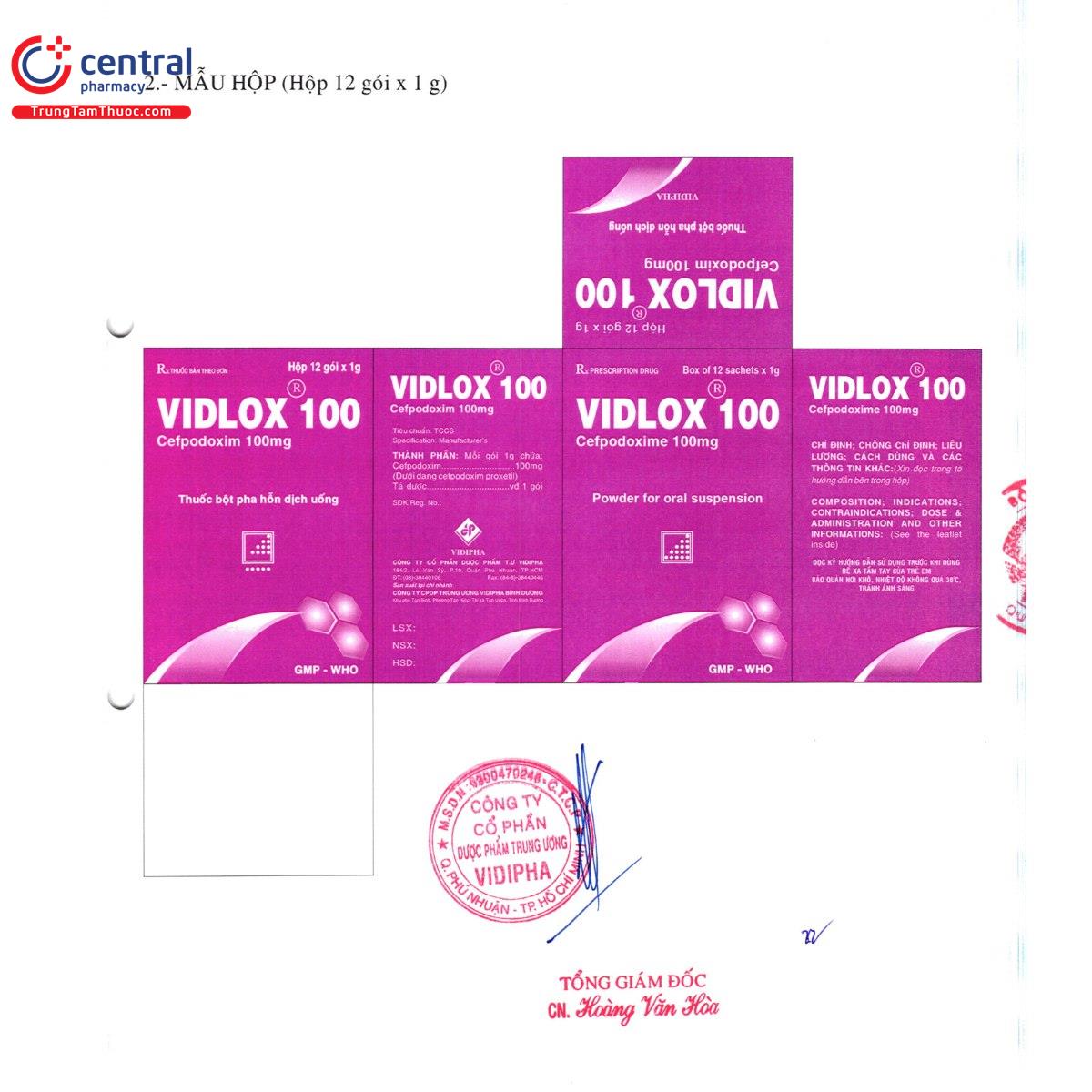 vidlox 100 7 U8645