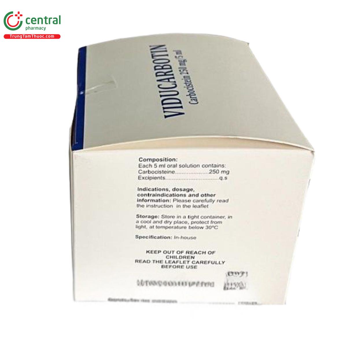 viducarbotin 250mg 5ml 4 E1213