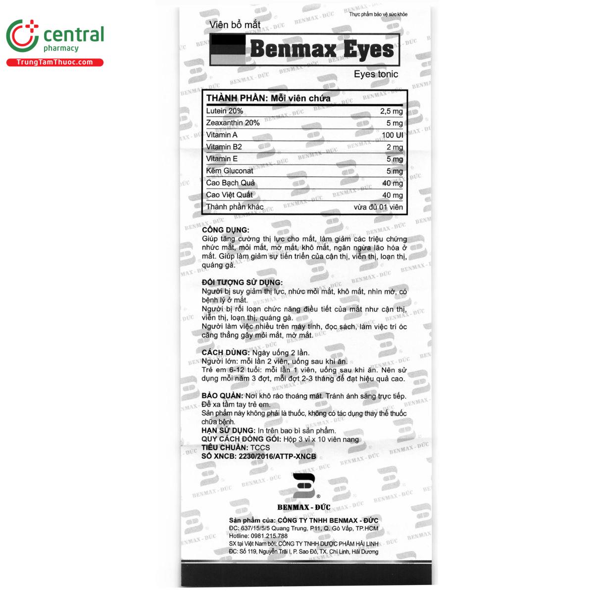 vien bo mat benmax eyes 7 Q6336