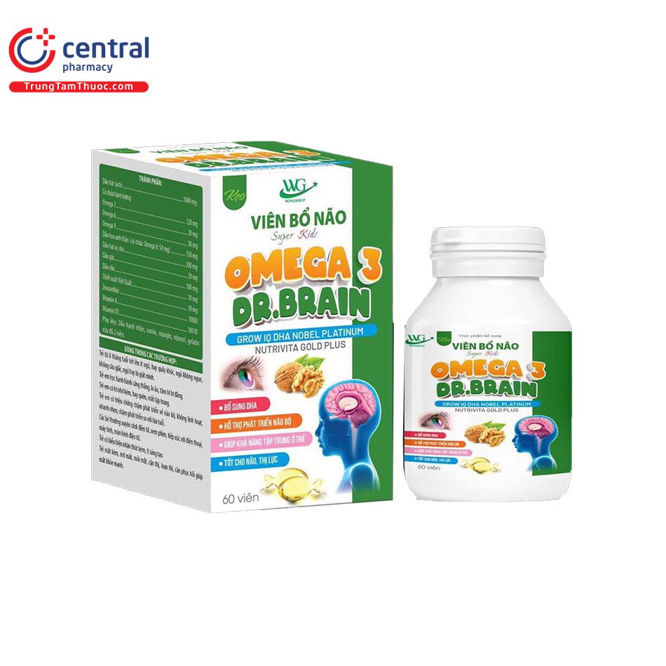 [CHÍNH HÃNG] Thuốc Viên Bổ Não Super Kid Omega 3 Dr.Brain