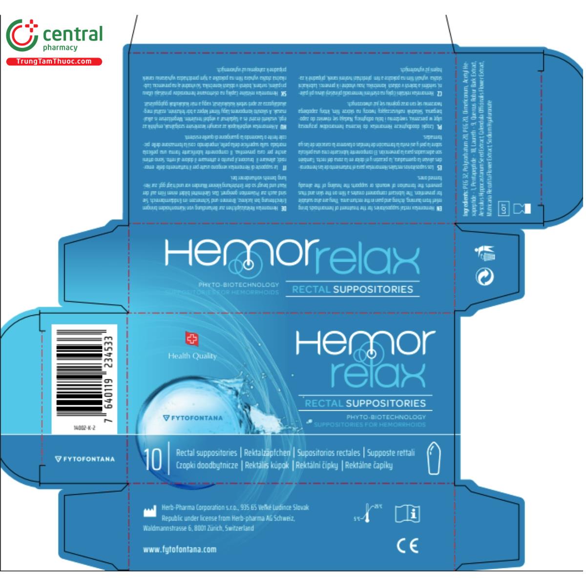 vien dat fytofontana hemorrelax 7 M5208 vien dat fytofontana hemorrelax 7 M5208