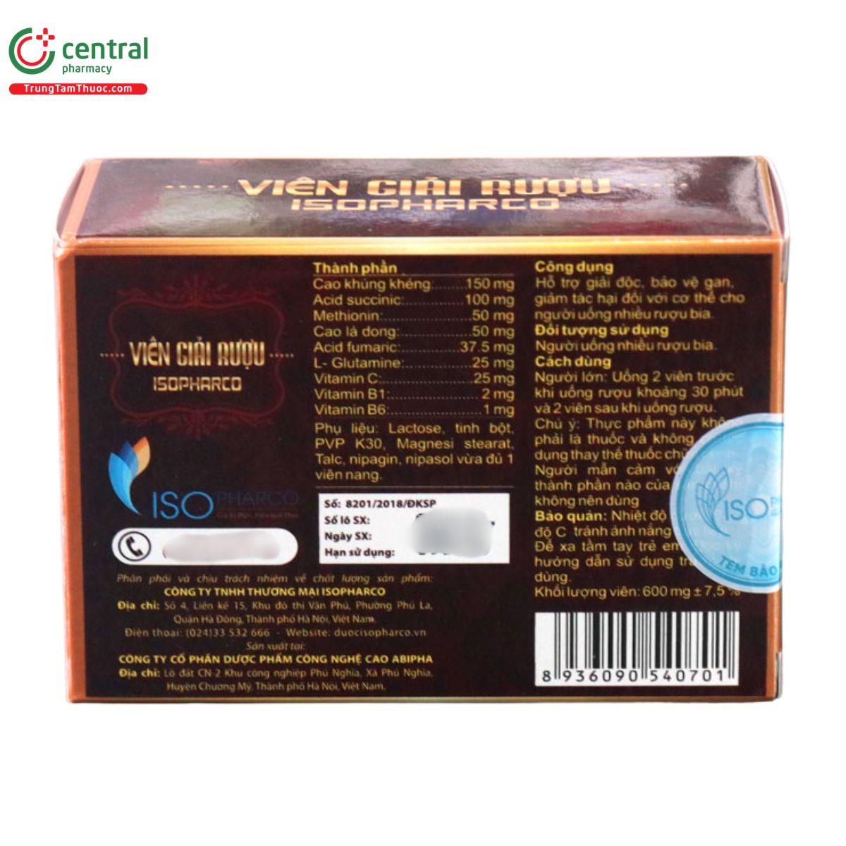 vien giai ruou isopharco 5 O5576