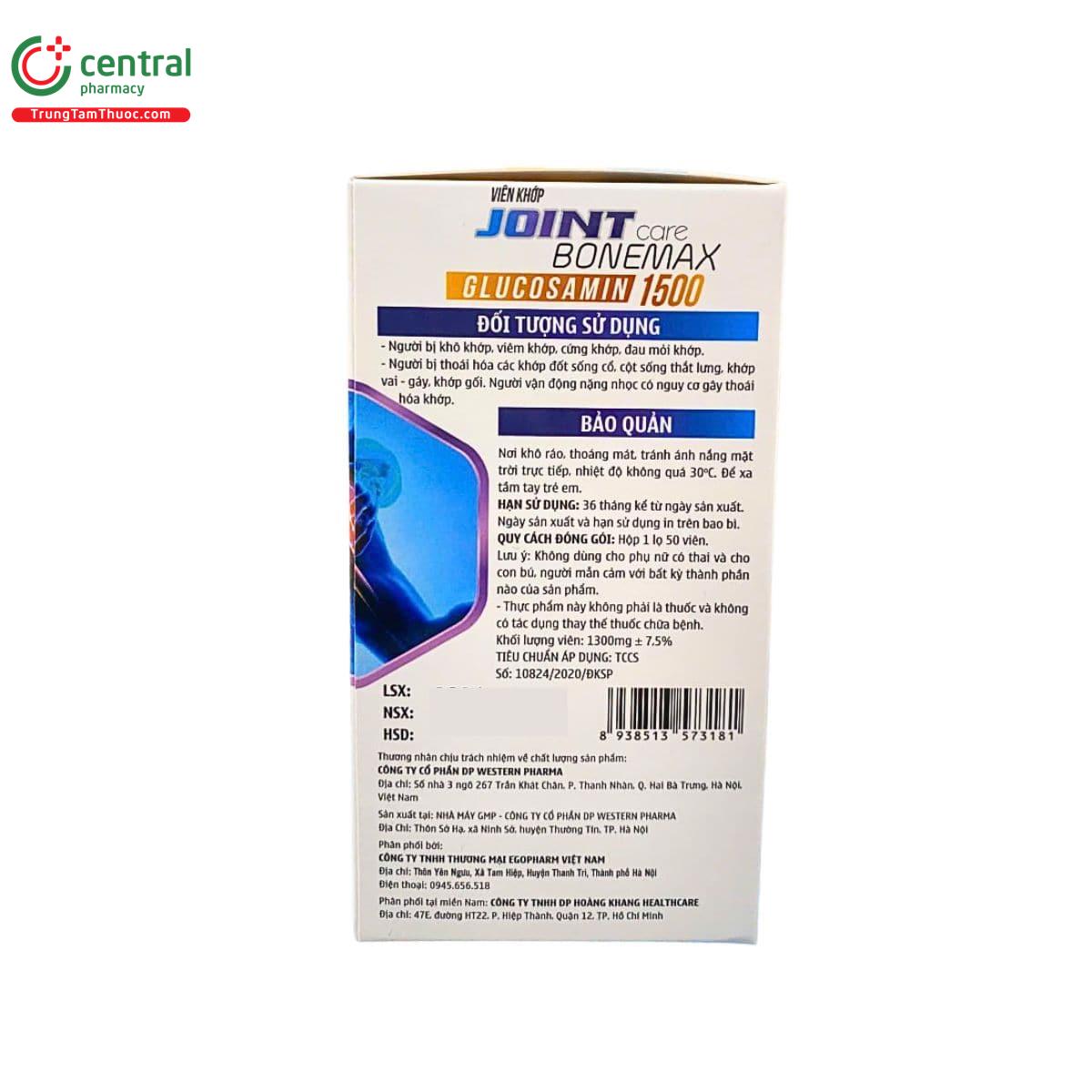 vien khop joint care bonemax glucosamin 1500 5 G2271