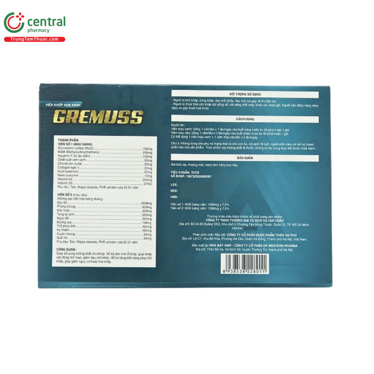 vien khop vem xanh gremuss 4 M5887