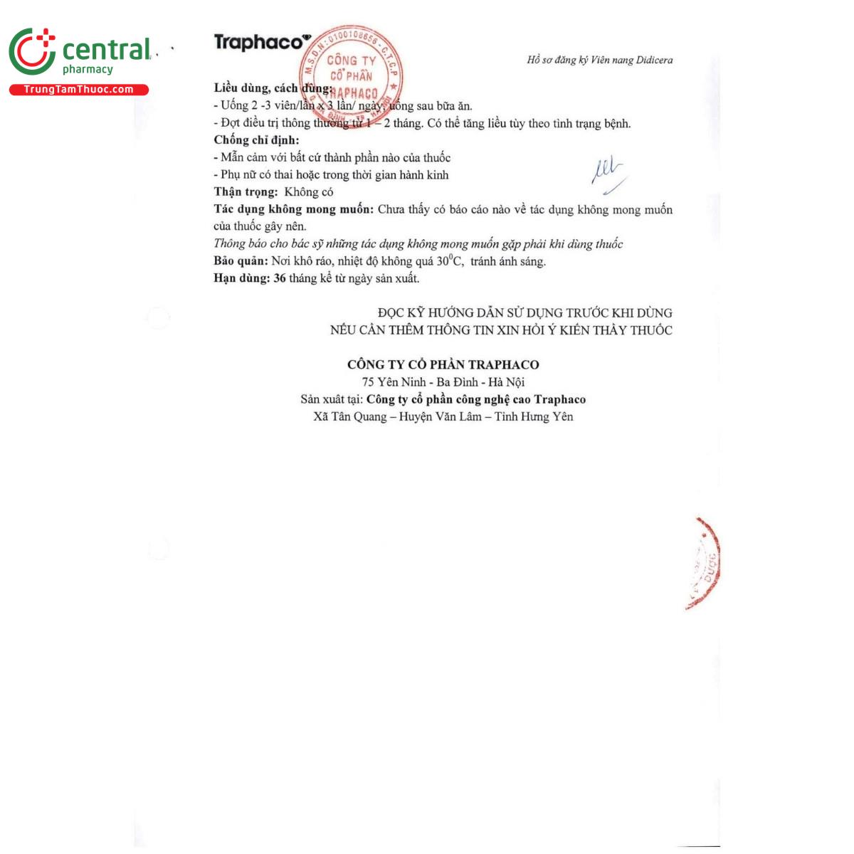 vien nang cung didicera 11 R7482 vien nang cung didicera 11 R7482