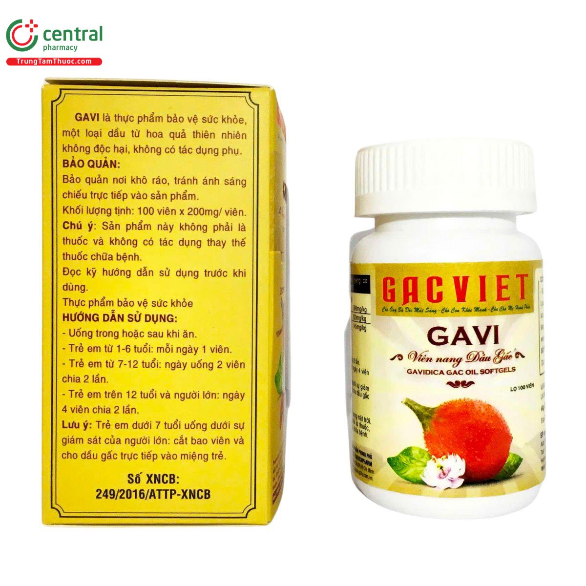 vien nang dau gac gavi 3 D1538 vien nang dau gac gavi 3 D1538