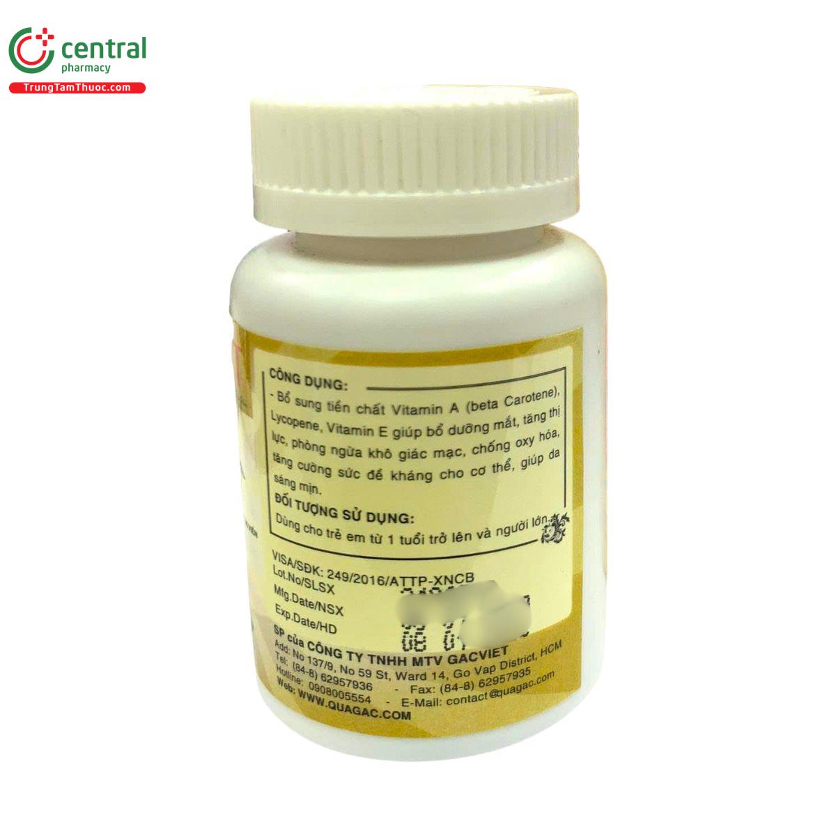 vien nang dau gac gavi 6 K4506 vien nang dau gac gavi 6 K4506