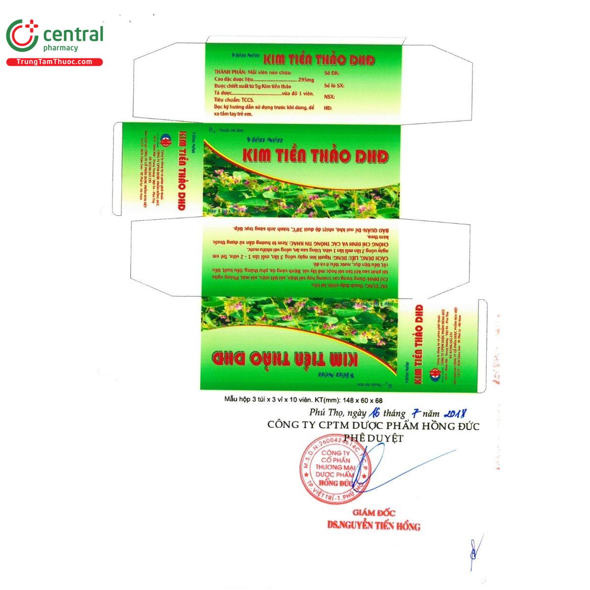 vien nen kim tien thao dhd 8 D1412 vien nen kim tien thao dhd 8 D1412