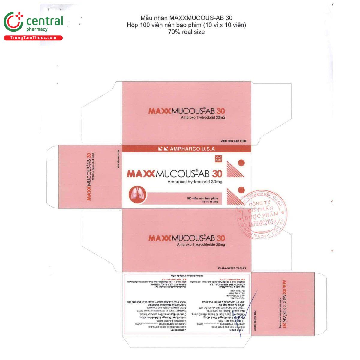 vien nen maxxmucous ab 30 6 H2332 vien nen maxxmucous ab 30 6 H2332