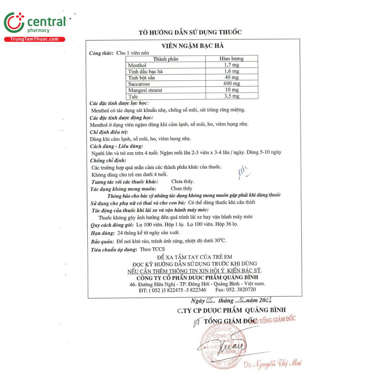 vien ngam bac ha dp quang binh 8 L4206 vien ngam bac ha dp quang binh 8 L4206