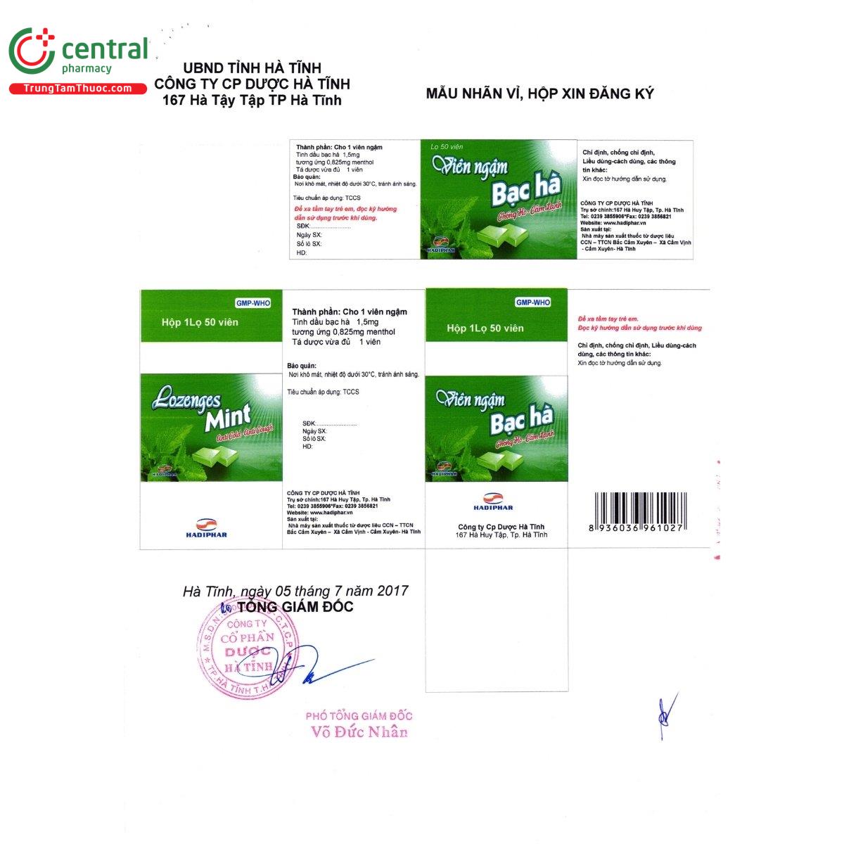 vien ngam bac ha hadiphar 11 E1484 vien ngam bac ha hadiphar 11 E1484