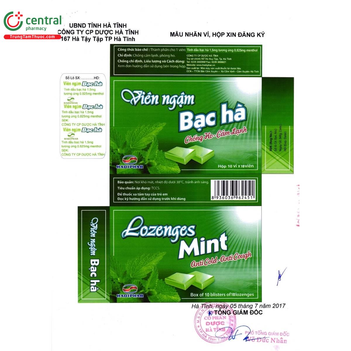 vien ngam bac ha hadiphar 9 I3044 vien ngam bac ha hadiphar 9 I3044
