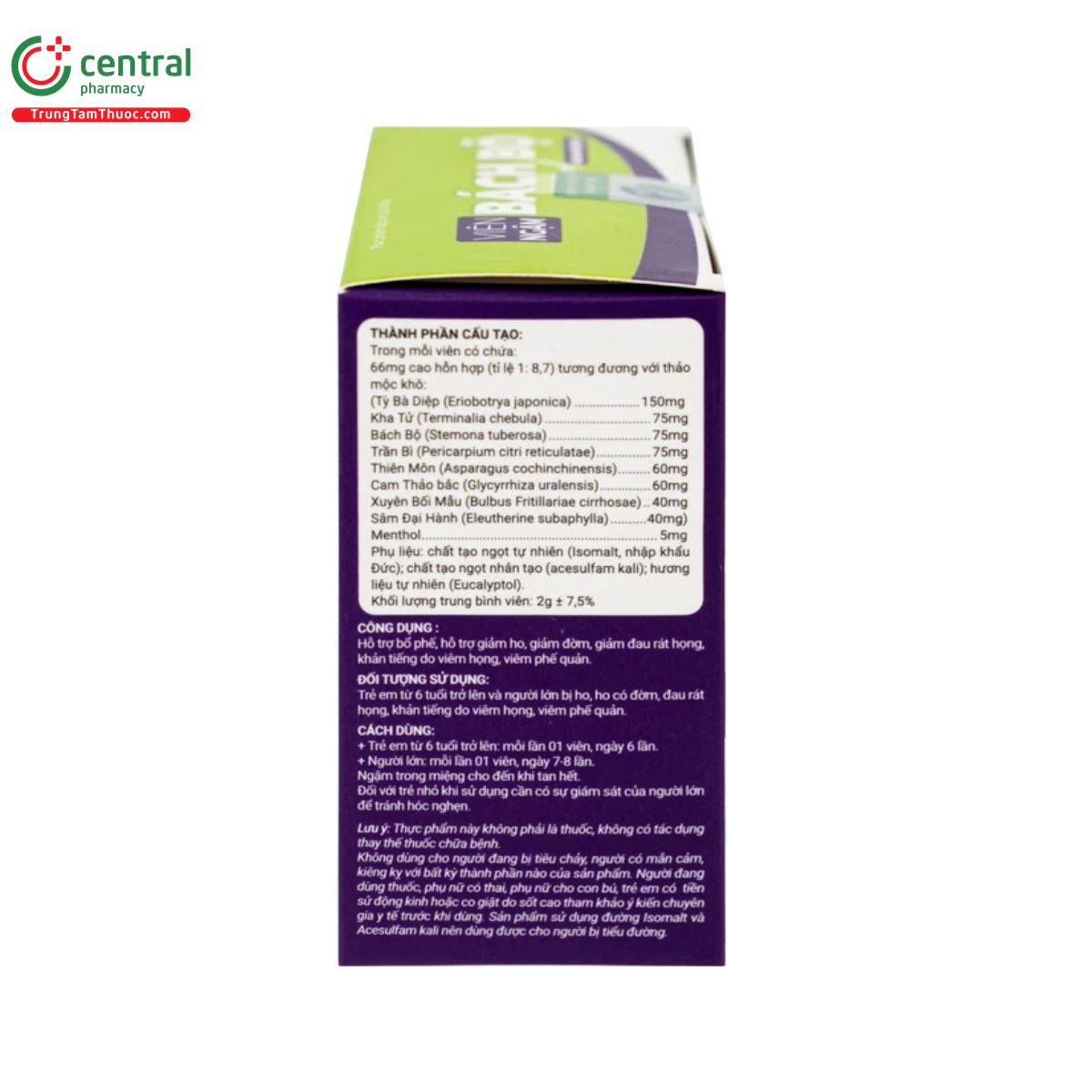 vien ngam bach bo 3 C0285 vien ngam bach bo 3 C0285