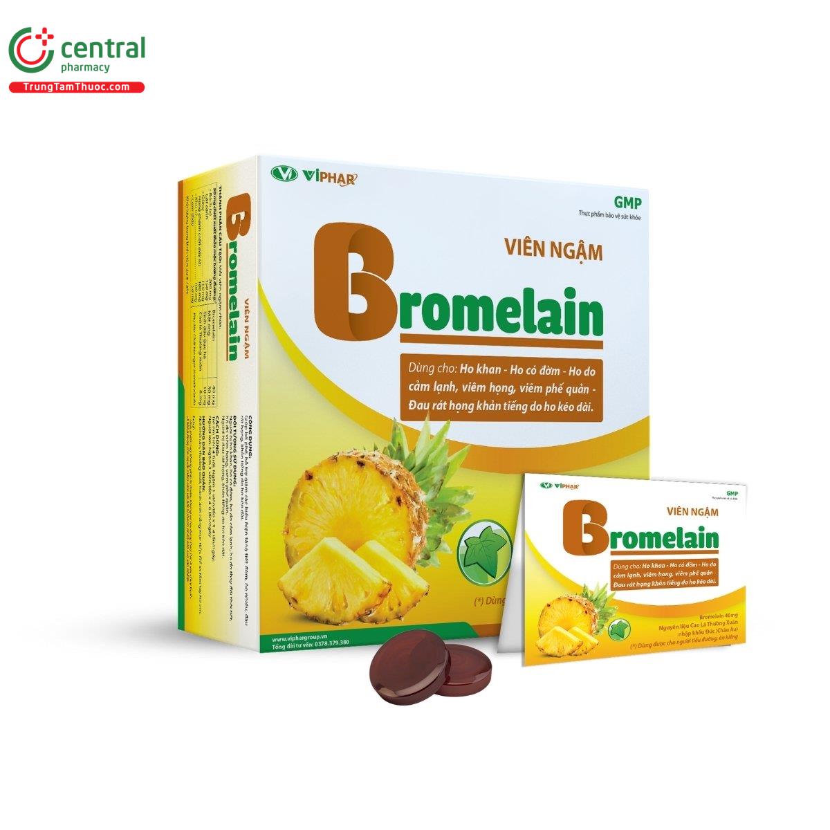 vien ngam bromelain viphar 1 L4061 vien ngam bromelain viphar 1 L4061