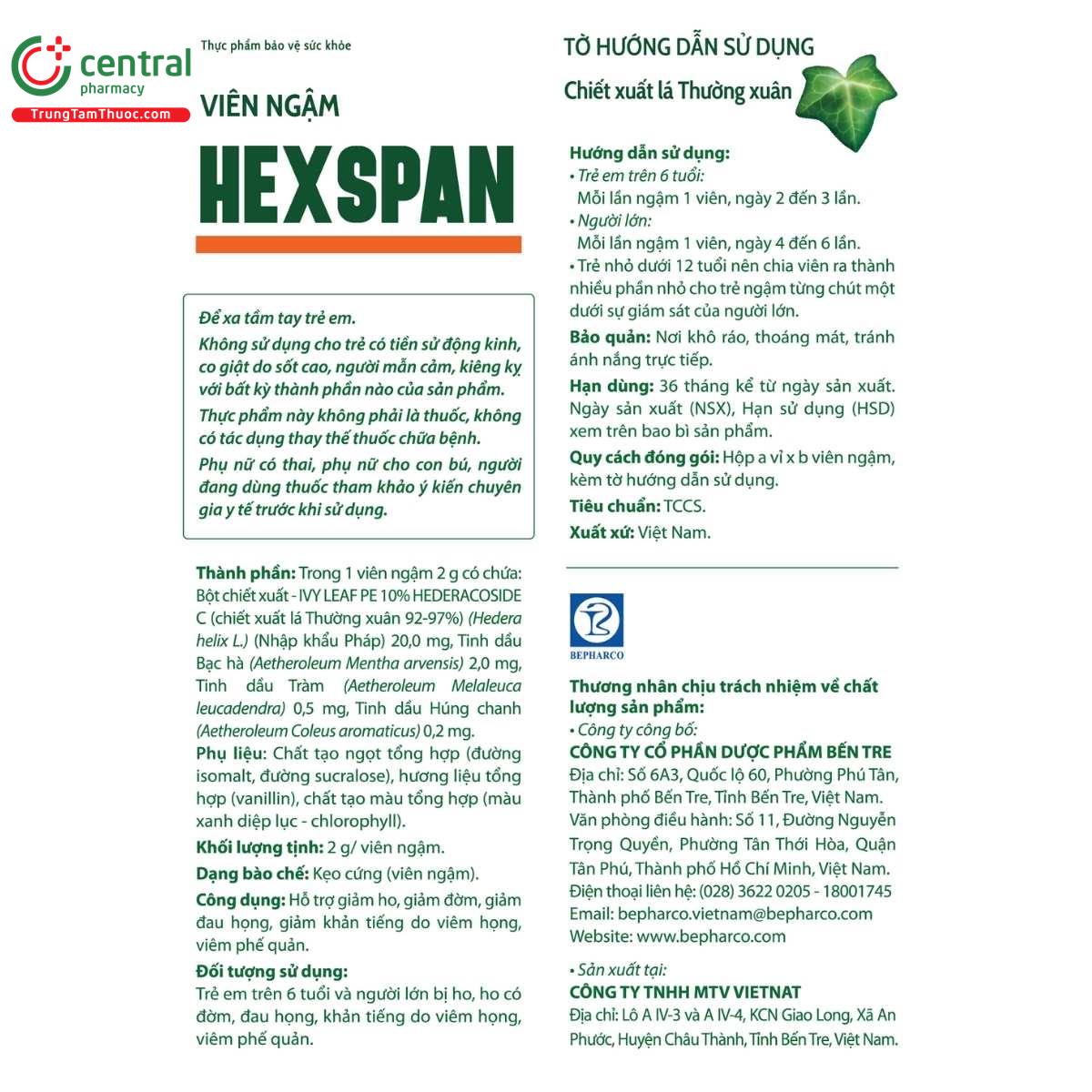 vien ngam hexspan 8 G2416 vien ngam hexspan 8 G2416