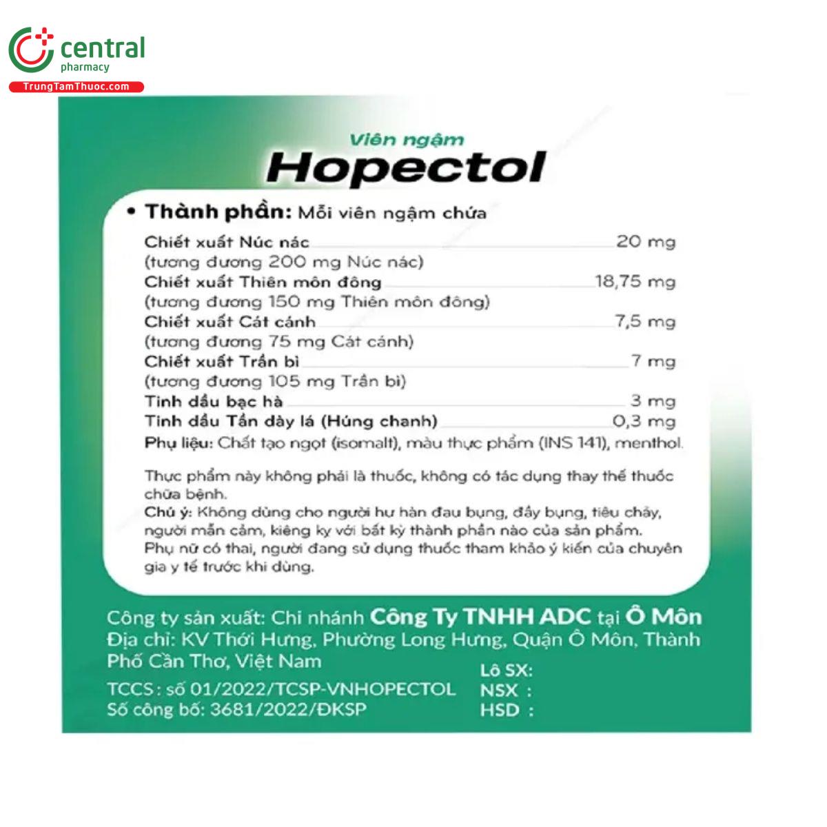 vien ngam hopectol 6 C0813 vien ngam hopectol 6 C0813
