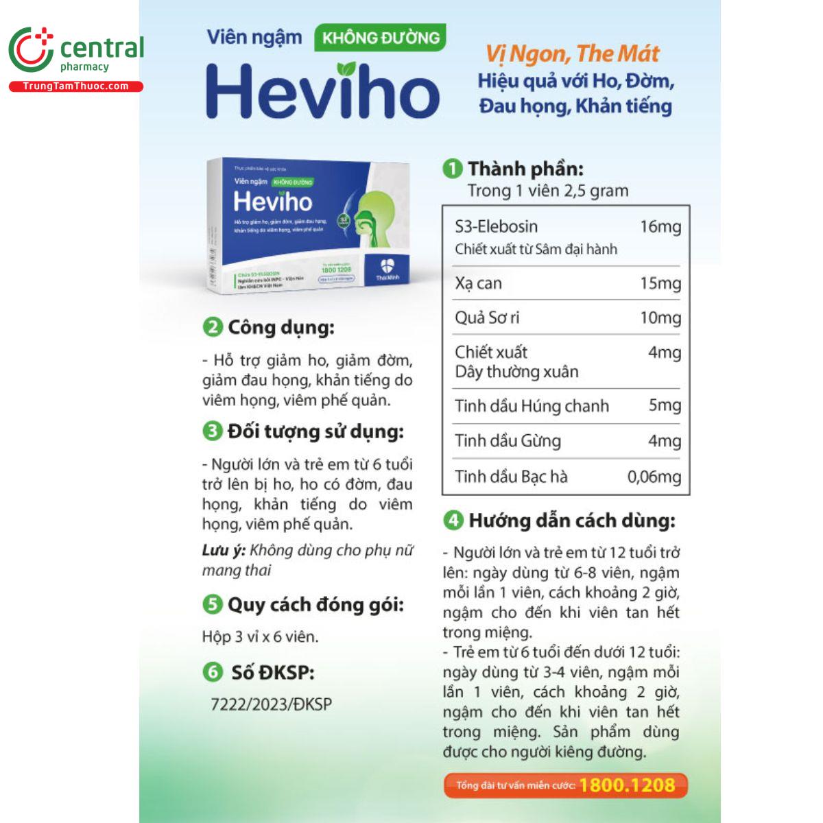 vien ngam khong duong heviho 8 F2355