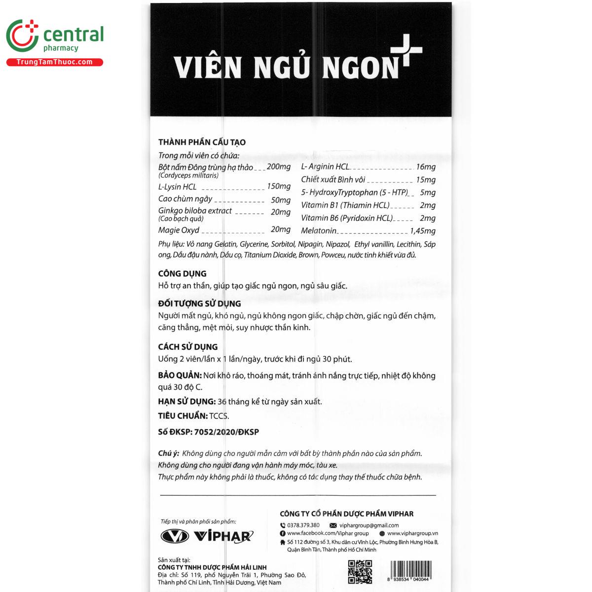 vien ngu ngon 2 D1836