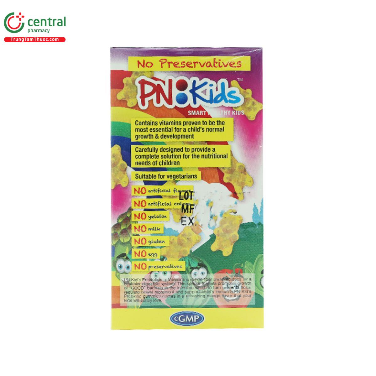 vien nhai pn kids prebiotics veggie 5 D1762