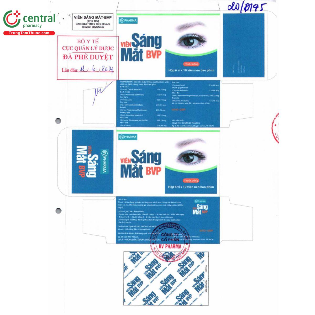 vien sang mat bvp 3 O5746 vien sang mat bvp 3 O5746
