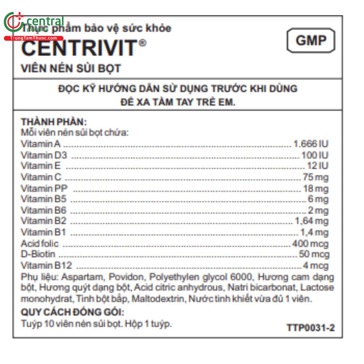 vien sui centrivit 6 Q6180