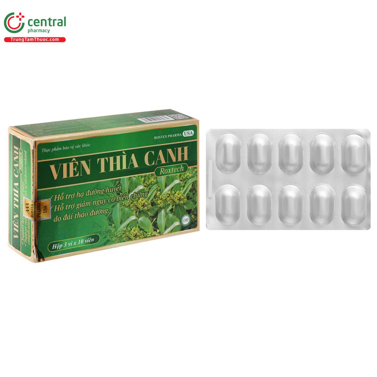 Thuốc Viên Thìa Canh Roxtech - Giúp kiểm soát lượng đường trong máu