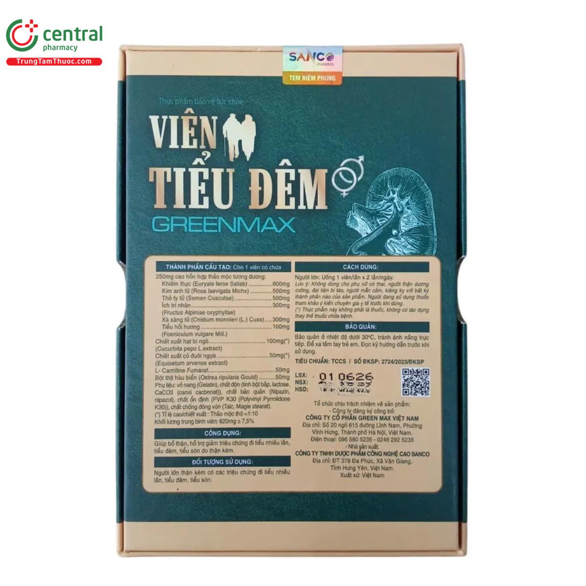 vien tieu dem greenmax 3 D1522