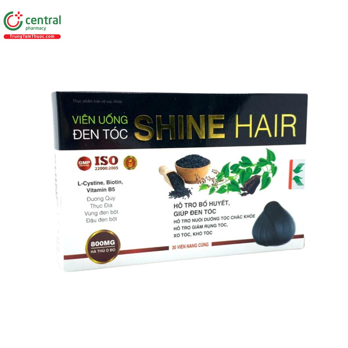 vien uong den toc shine hair 3 H3540