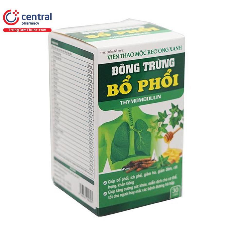 Viên uống Đông Trùng Bổ Phổi - hỗ trợ giảm ho, long đờm