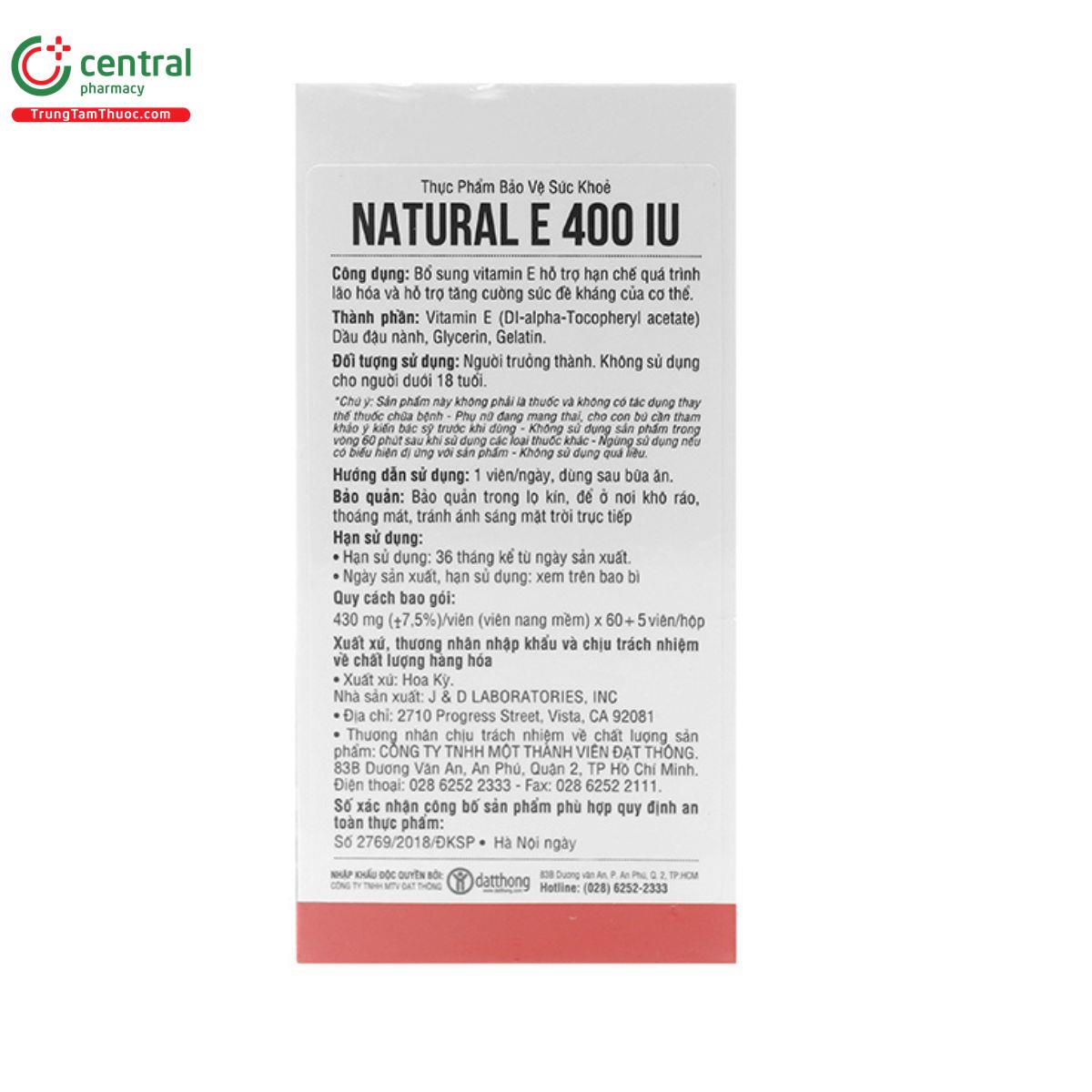 vien uong natural e 400iu 1 N5360