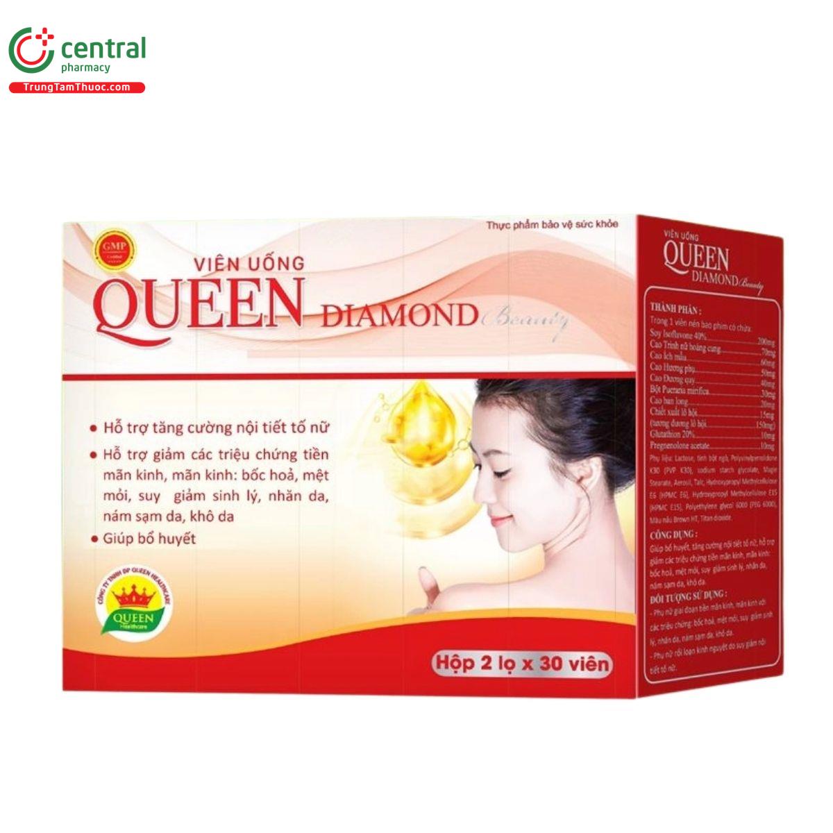 vien uong queen diamond beauty 3 C1607 vien uong queen diamond beauty 3 C1607
