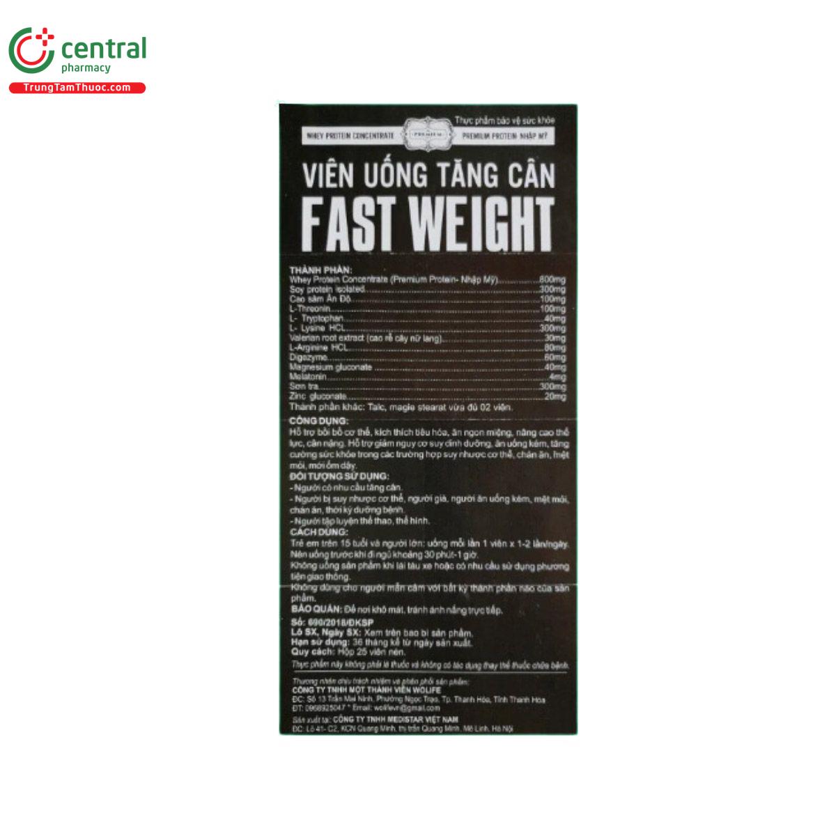 vien uong tang can fast weight 4 J3057 vien uong tang can fast weight 4 J3057