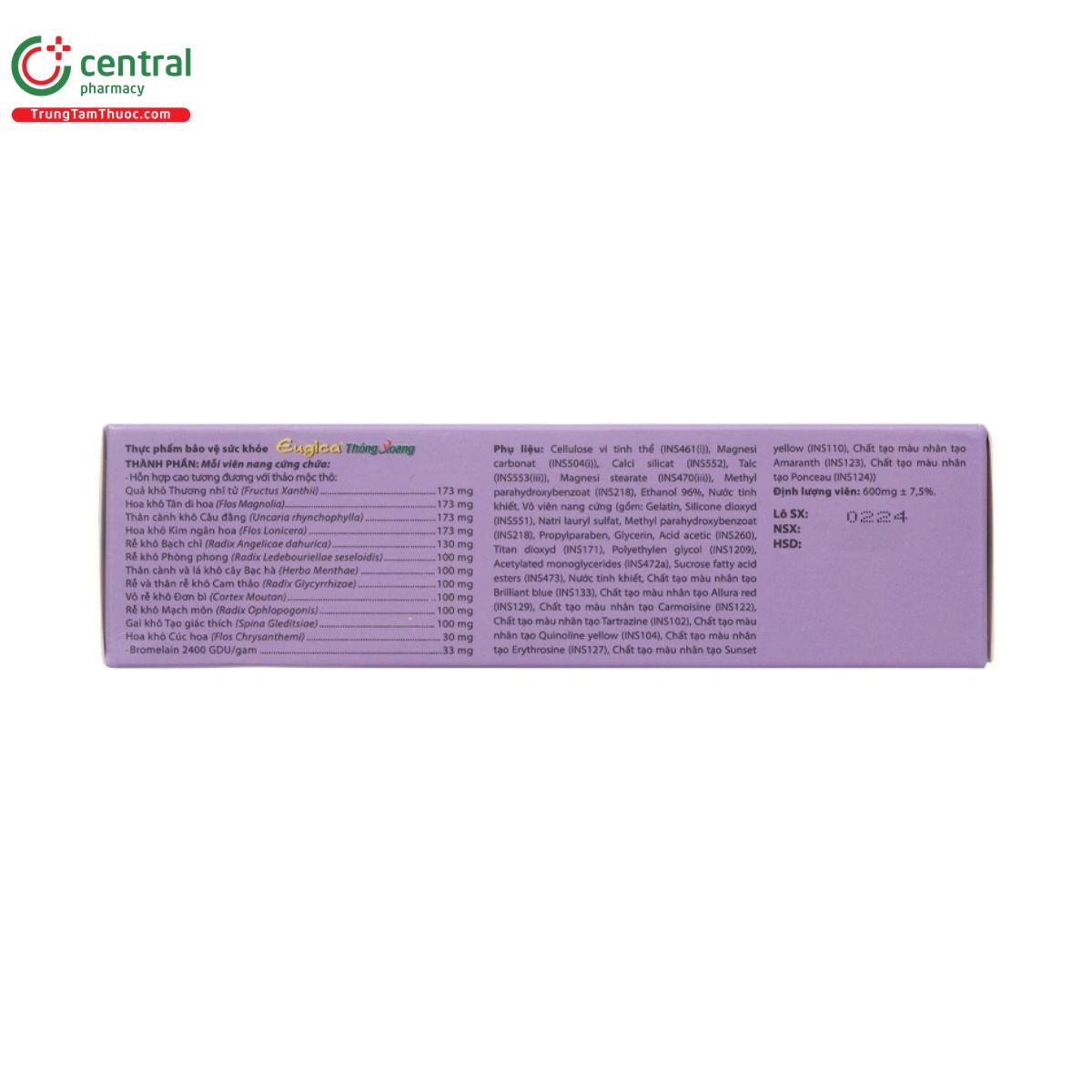 vien uong thao duoc eugica thong xoang 3 B0144 vien uong thao duoc eugica thong xoang 3 B0144